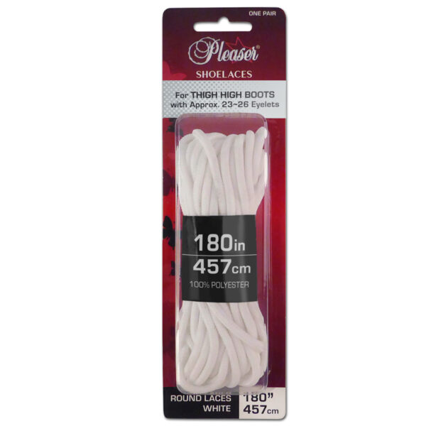 Lacci Stivali Alti Pleaser Bianco